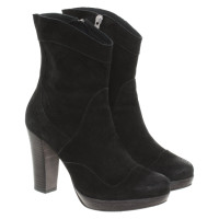 Closed Bottines en Daim en Noir