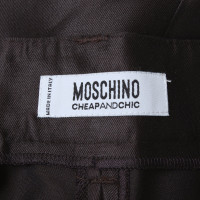 Moschino Cheap And Chic Pantalon en marron