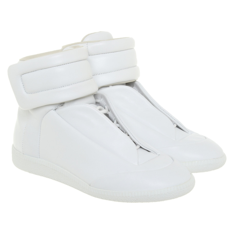 Maison Martin Margiela Sneaker in Pelle in Bianco
