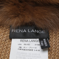 Rena Lange Strickjacke aus Wolle in Ocker