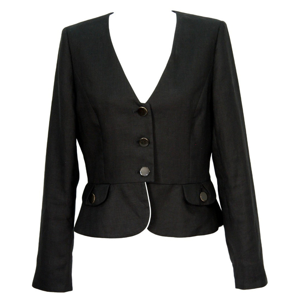 Hobbs Black jacket made of linen