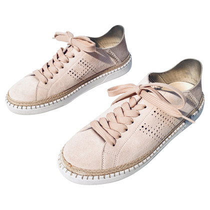 Hogan Trainers Leather in Nude