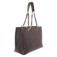 Chanel Shopping Tote Grand Leather in Brown