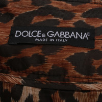 Dolce & Gabbana Gonna con modelli di tessuto