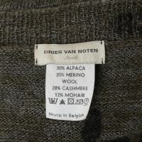 Dries Van Noten Sofferenza del lavoro a maglia con motivo