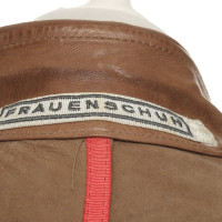 Autres marques Frauenschuh - Veste en cuir marron