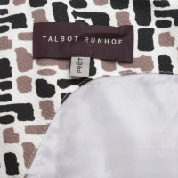 Talbot Runhof Jurk met patroon