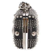 Alexander McQueen Clutch en Cuir en Noir