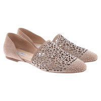 Jimmy Choo Slippers/Ballerinas Leather in Beige