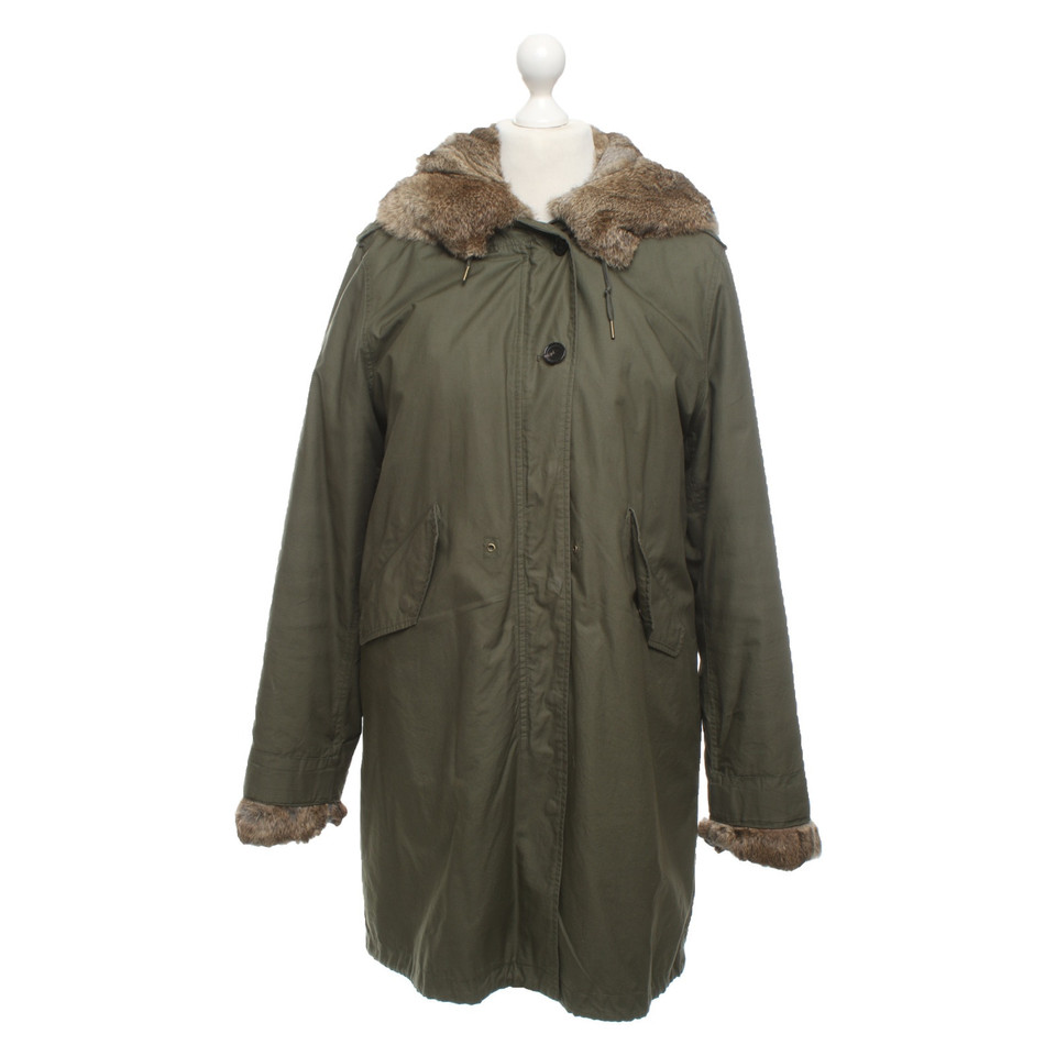 Woolrich Jacket/Coat Cotton in Green