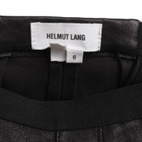 Helmut Lang pantaloni di pelle nera