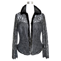 Rena Lange Lace jacket with mink