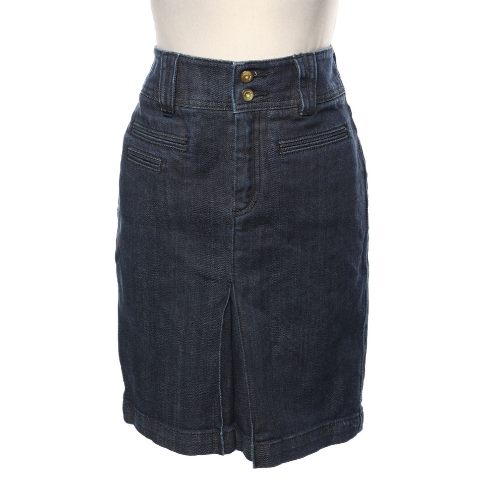 Hugo Boss Skirt Cotton in Blue