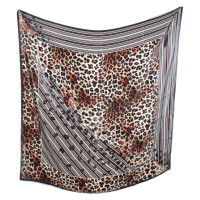Escada Foulard en soie imprimé léopard