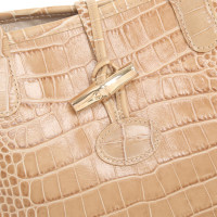 Longchamp Handbag Leather in Nude