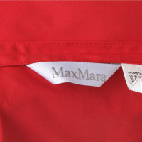 Max Mara Jacket/Coat Cotton in Red