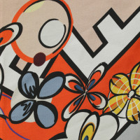 Fendi Silk scarf with flower motif