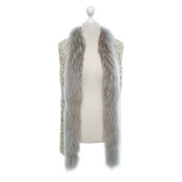 Thomas Rath Gilet en Cuir en Beige