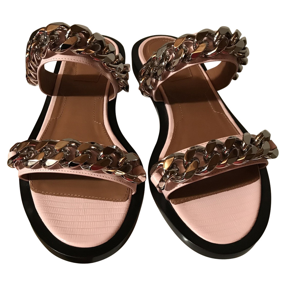 Givenchy Sandals Leather in Pink