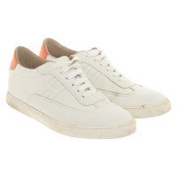 Hermès Trainers Leather in Cream