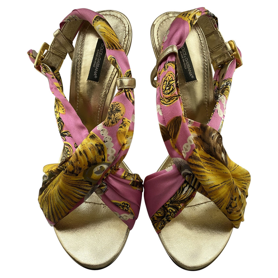 Dolce & Gabbana Sandals Silk