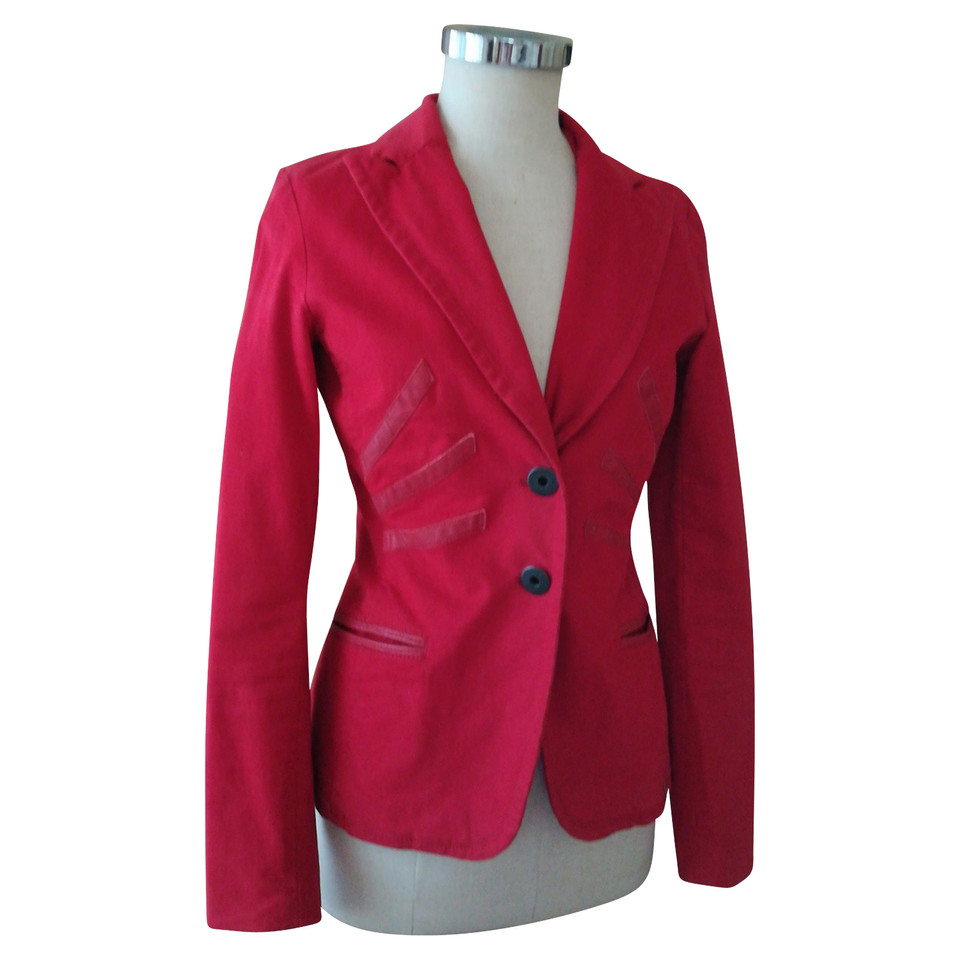 Versus Jacke/Mantel aus Baumwolle in Rot