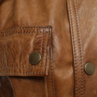 Belstaff Giacca di pelle marrone