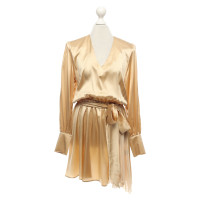Federica Tosi Dress Silk in Gold