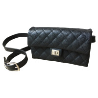 Chanel Uniform Handbag Leather in Black