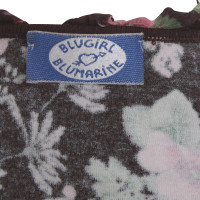Blumarine Wrap-ronde vest met een bloemmotief