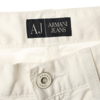 Armani Jeans Katoenen jeans in wit