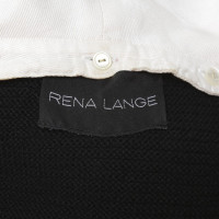 Rena Lange Strickjacke mit weißem Kragen