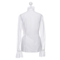 Iris Von Arnim Top en Coton en Blanc