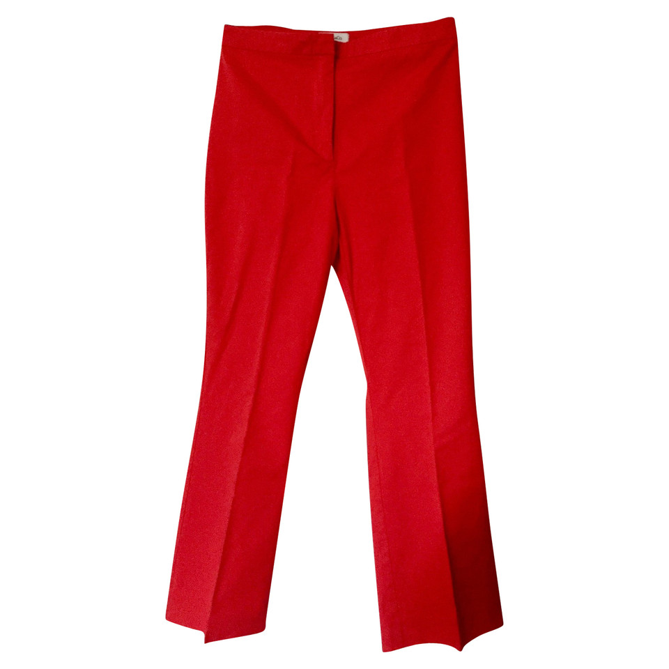 Max & Co Trousers Cotton in Red