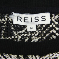 Reiss Pullover in black / white