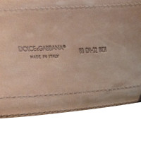 Dolce & Gabbana Cintura in pelle di rettile
