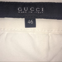 Gucci Weiße Stoffhose 