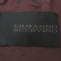 Ermanno Scervino Veste en cuir en magenta