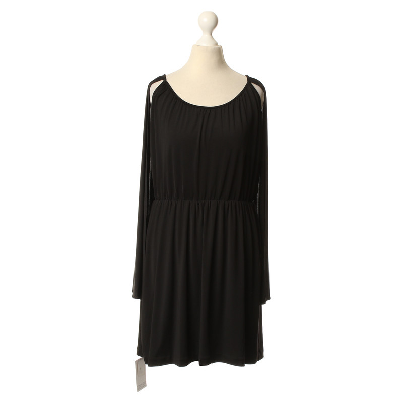 Halston Heritage Cape dress in black