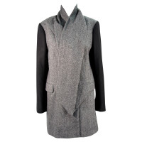 French Connection Jacket/Coat Wool in Grey