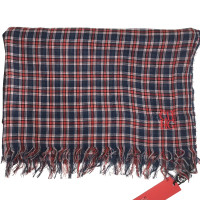 Carolina Herrera Red and blue scarf