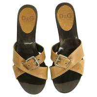 Dolce & Gabbana leren sandalen