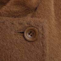 Max Mara Alpaca jas in de kleur camel