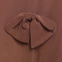 Giorgio Armani blouse de soie marron