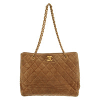 Chanel Borsa a tracolla in Pelle in Marrone