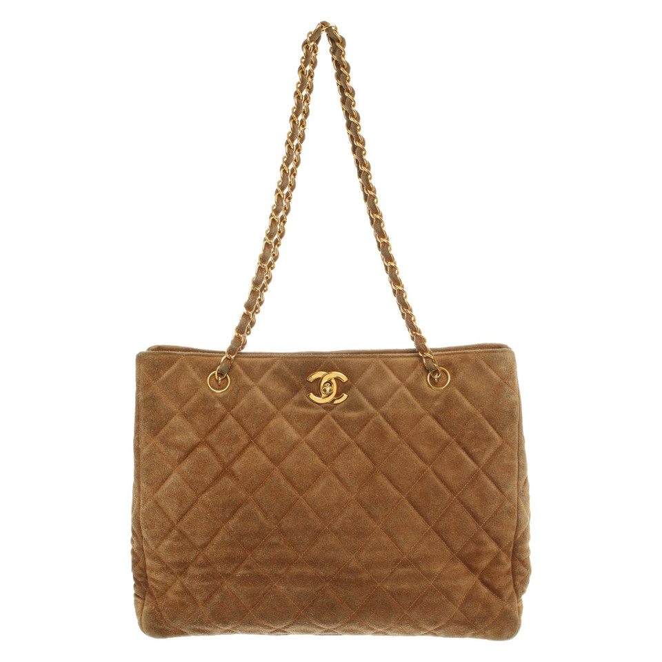 Chanel Borsa a tracolla in Pelle in Marrone