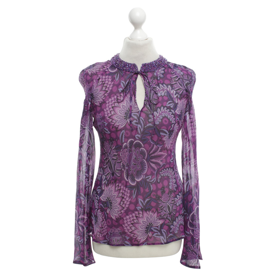 Escada top with pattern