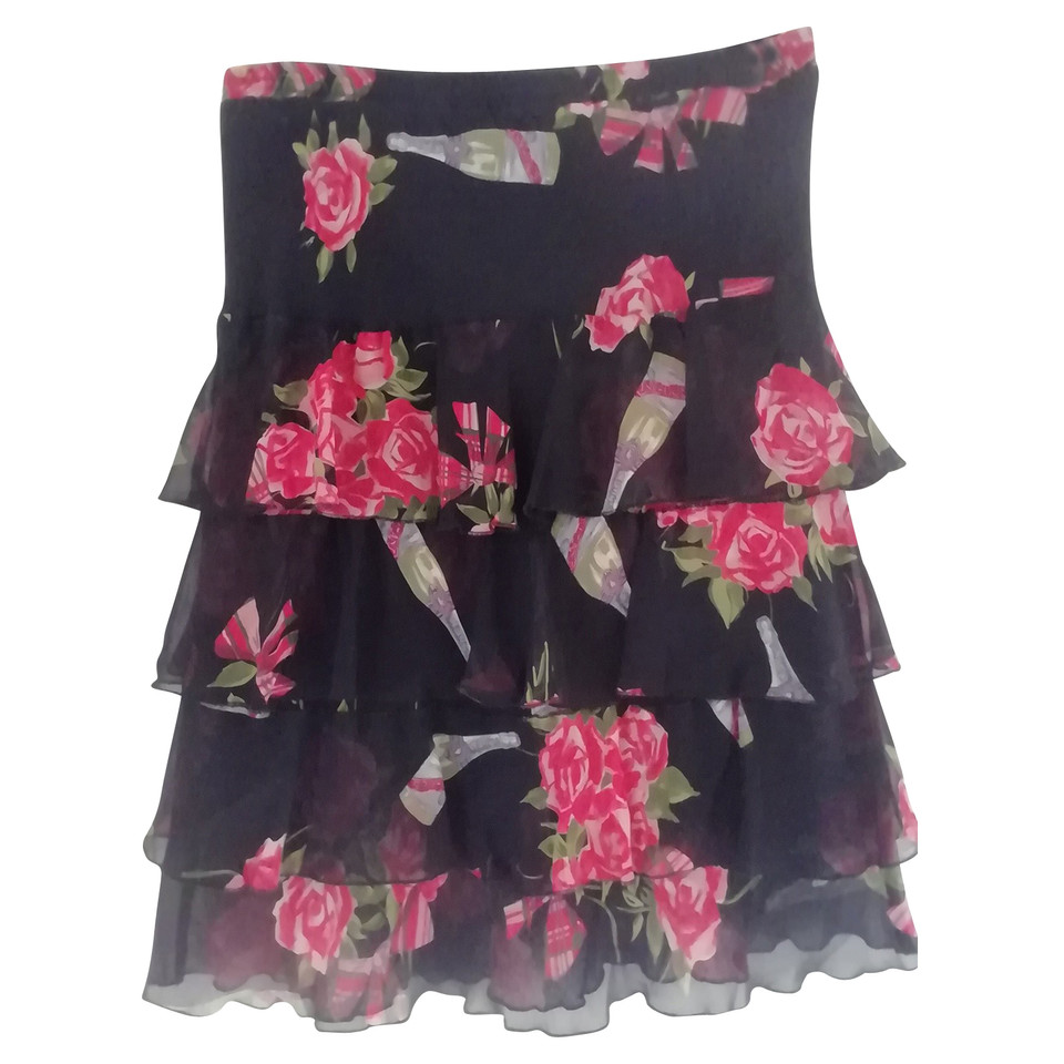 Blumarine Rok Zijde in Zwart