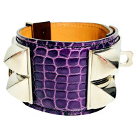 Hermès Collier de Chien Armband in Violet