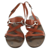 Gucci Leather sandals in brown